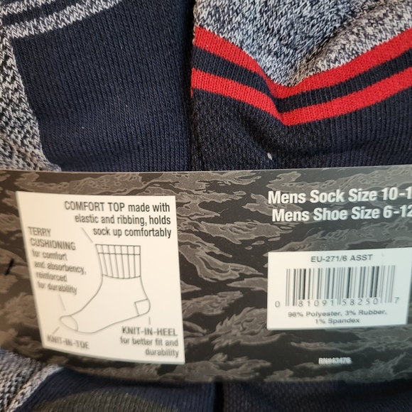 Men's 1/2 Quarter Socks - Picture 4 of 6